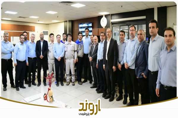 مدیرعامل شرکت پتروشیمی اروند عید فطر را در کنار کارکنان سپری کرد